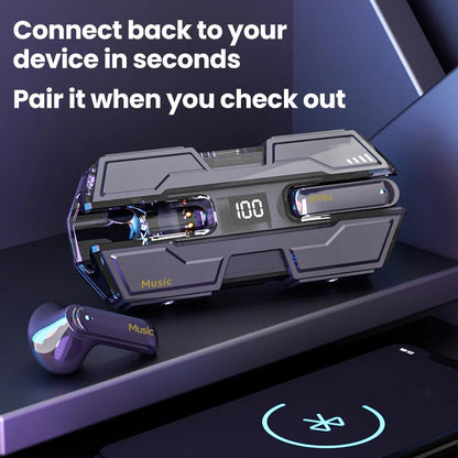 TLOPA® Semi-in-ear Design Wireless Headset 🎵 HOT DEAL 60% OFF🔥