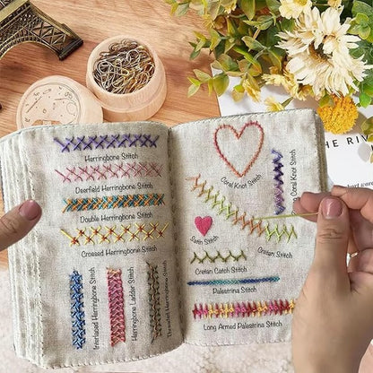 New Year's Special Offer 💝 Trilumia® All-Scenario Embroidery Stitch Book Kit