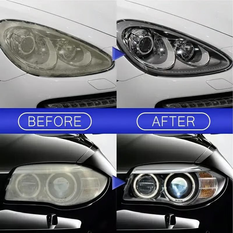 🏆 50K+ SOLD! – Almost Gone💥🚘TLOPA® Automotive Headlamp Restoration Fluid Kit