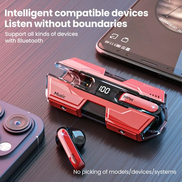 TLOPA® Semi-in-ear Design Wireless Headset 🎵 HOT DEAL 60% OFF🔥