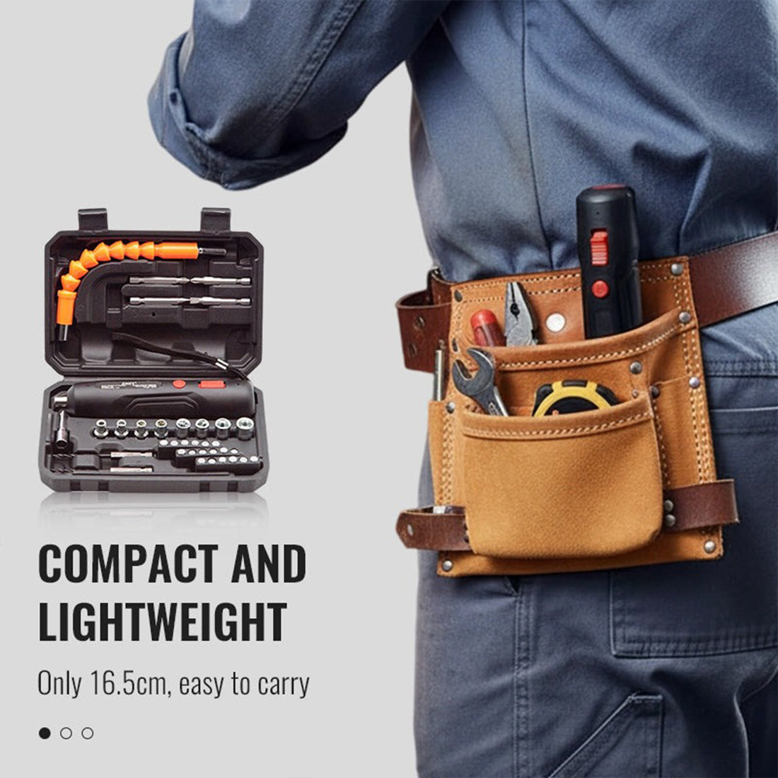 TLOPA® Portable Electric Torque Screwdriver Set For Model Engine Builders DIY Tools