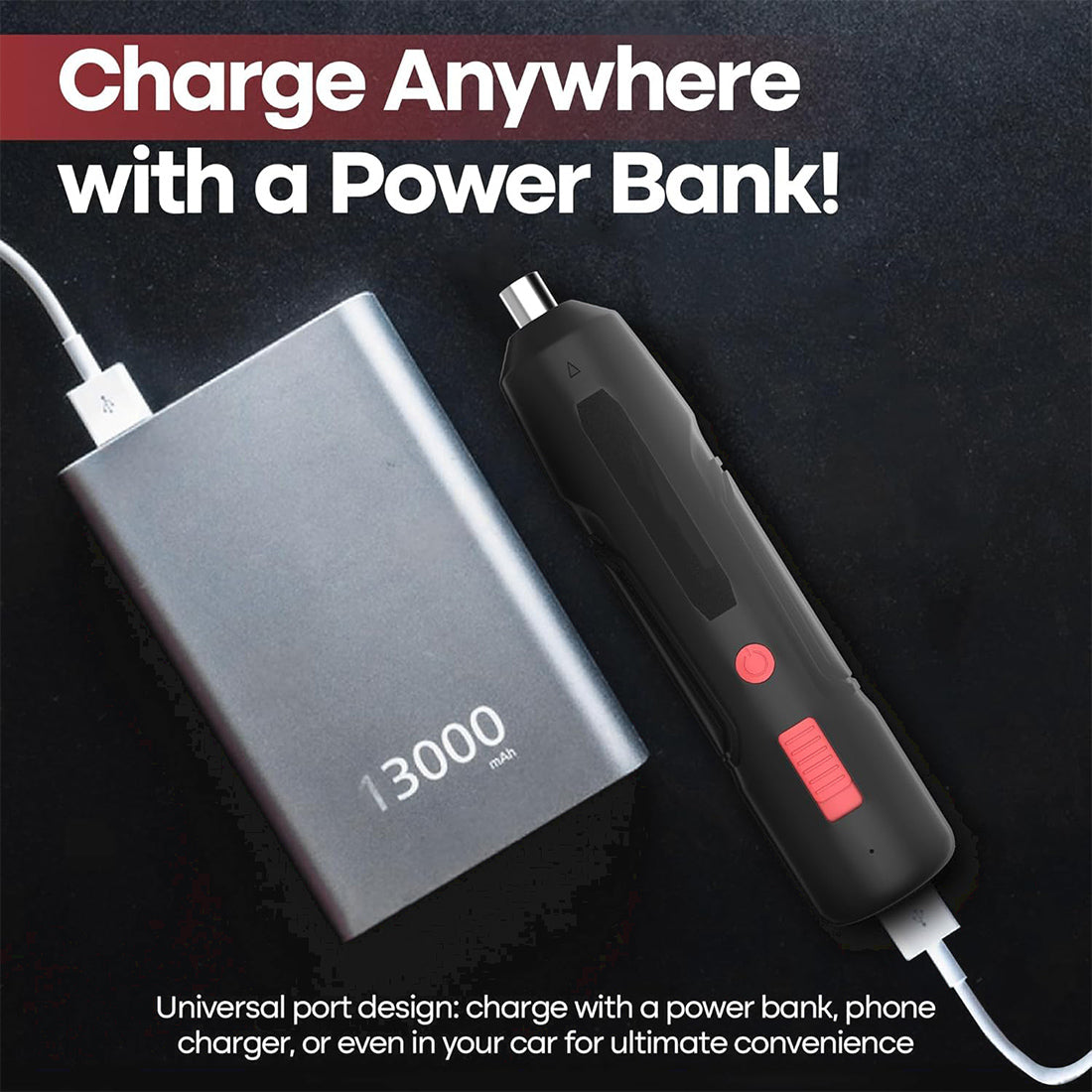 TLOPA® Portable Electric Torque Screwdriver Set For Model Engine Builders DIY Tools