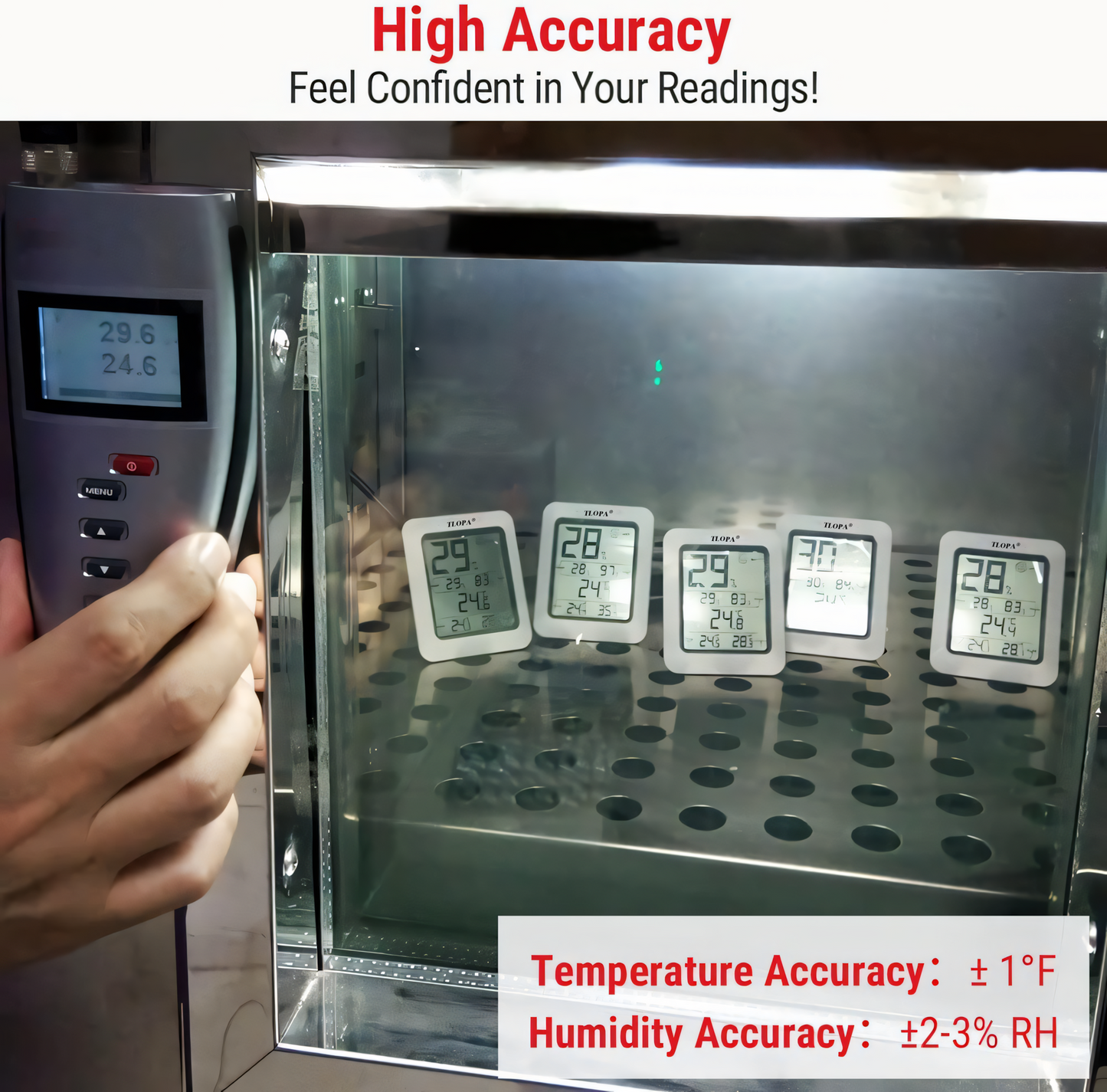 TLOPA® Digital Hygrometer Indoor Thermometer (upsell)