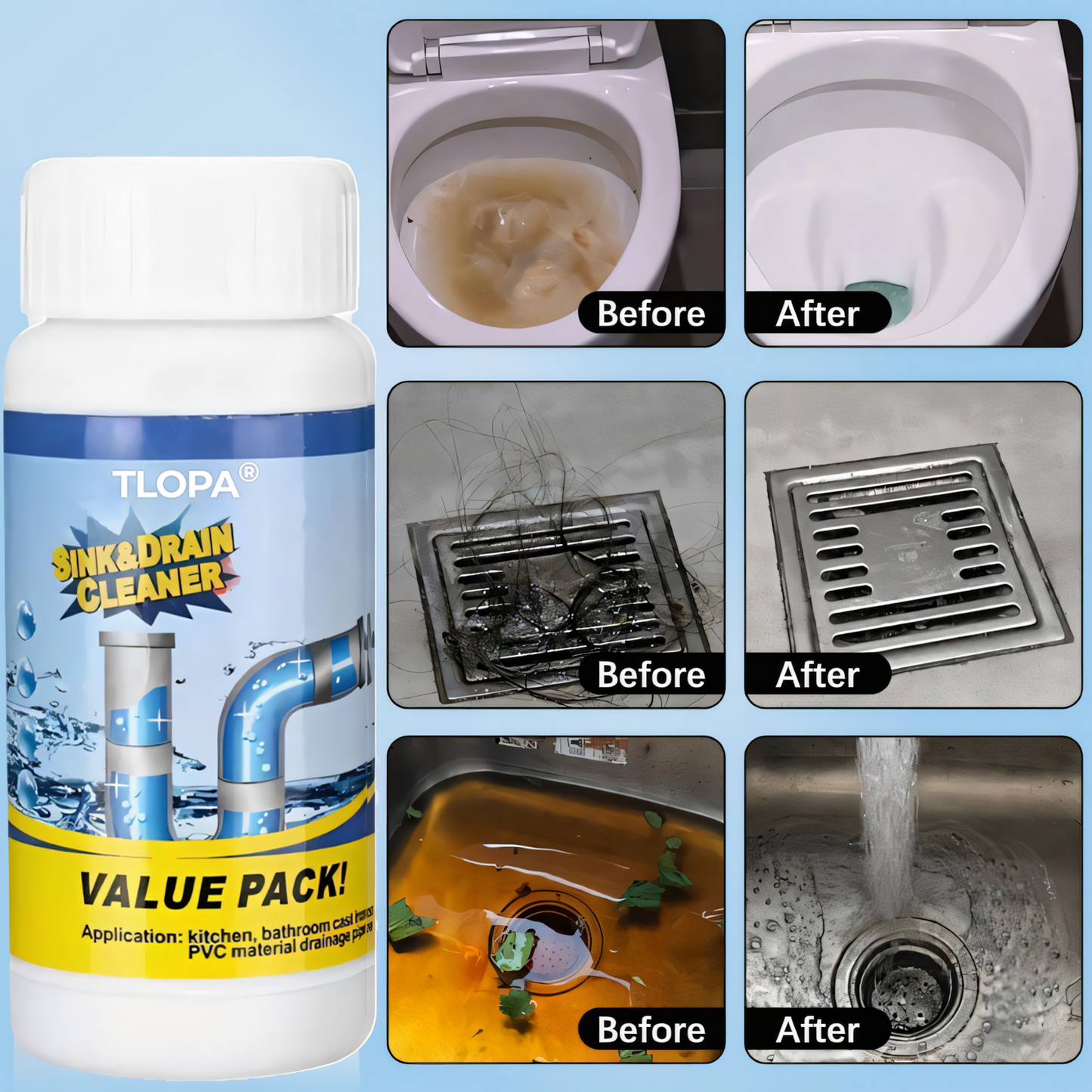 TLOPA® Sink & Drain Cleaner
