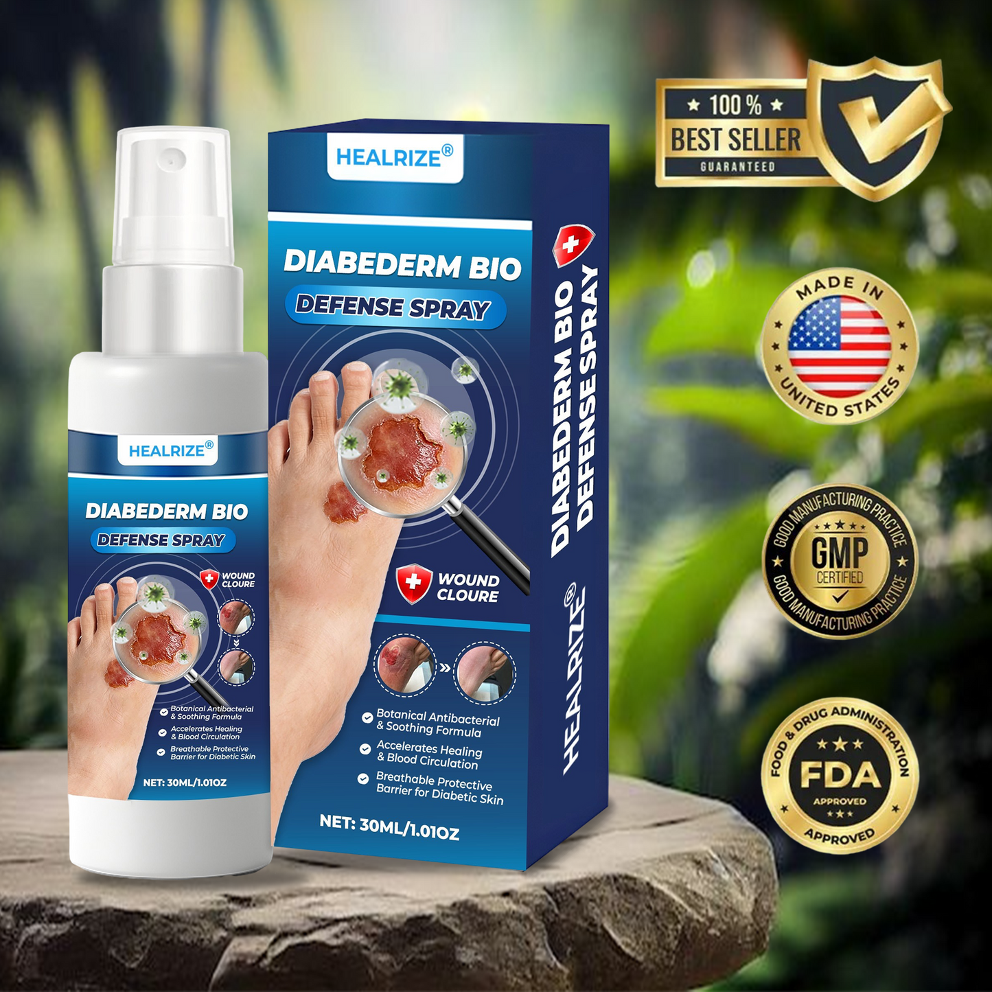 HEALRIZE® DIABEDERM BIO-DEFENSE SPRAY (upsell Carol)