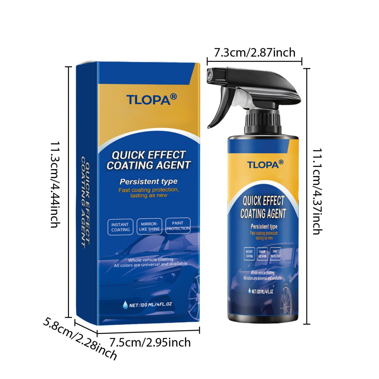 🚙TLOPA® Car Quick Effect Coating Spray 🔥HOT SALE UP TO 60% OFF 🔥