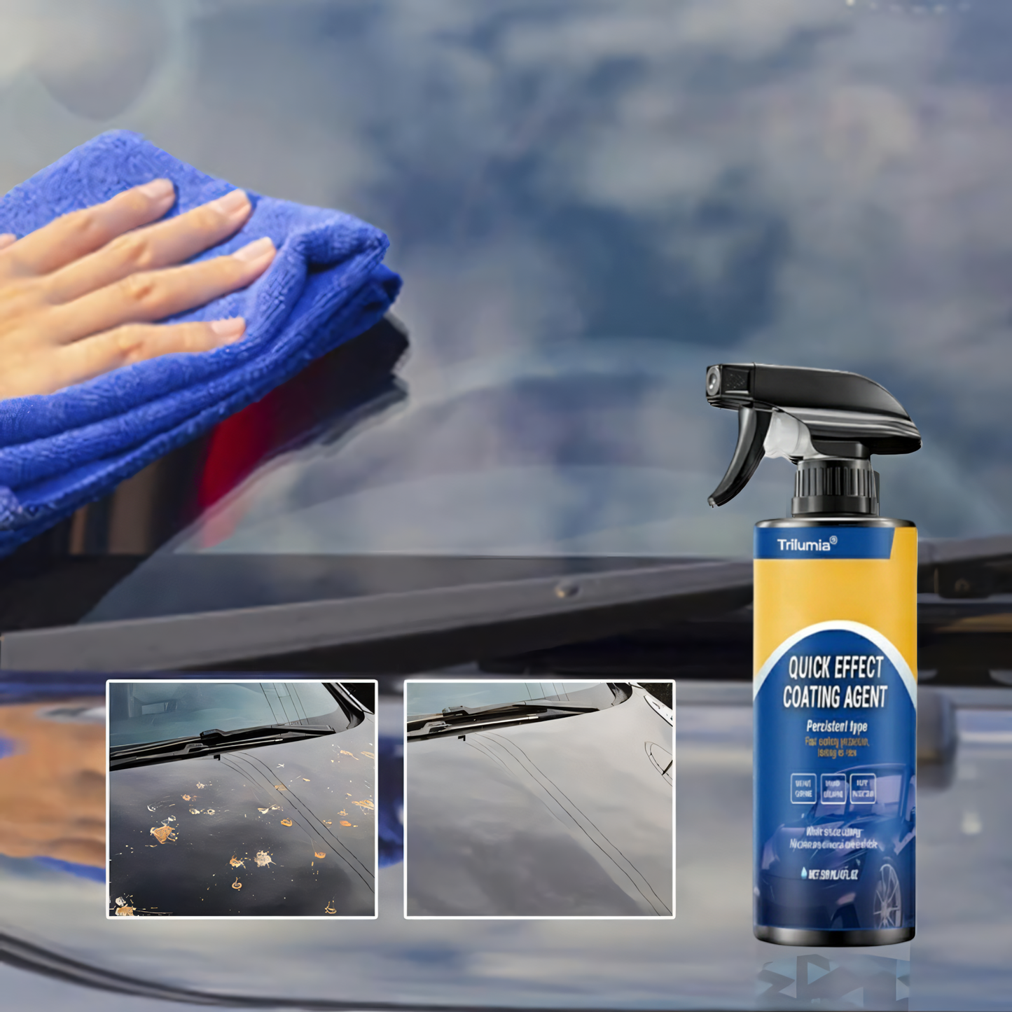 🎉SPECIAL OFFER: 60% OFF🔥 Trilumia® Car Coating Spray for Shine & Protection