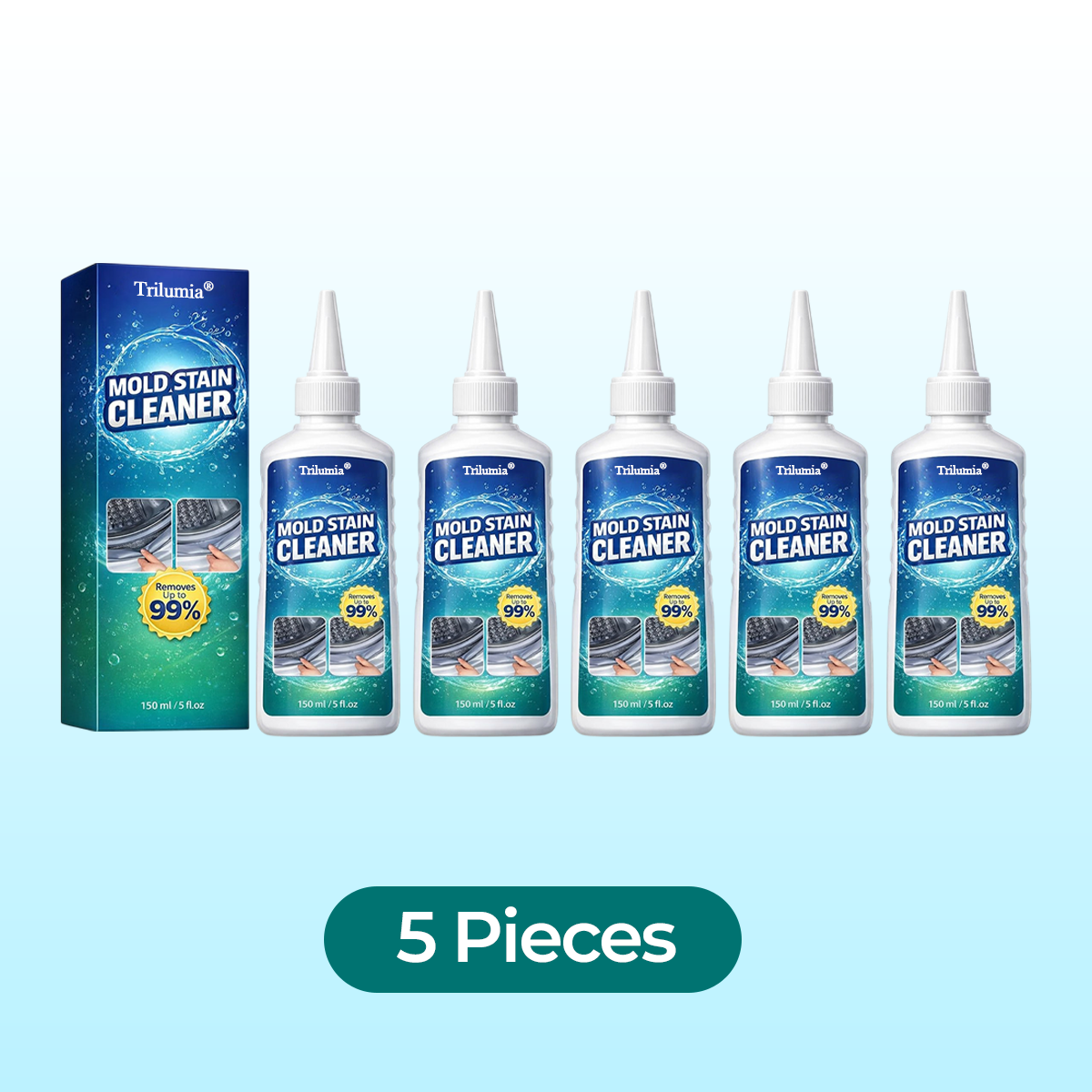 Trilumia Powerful Multifunctional Mold Stain Cleaner US