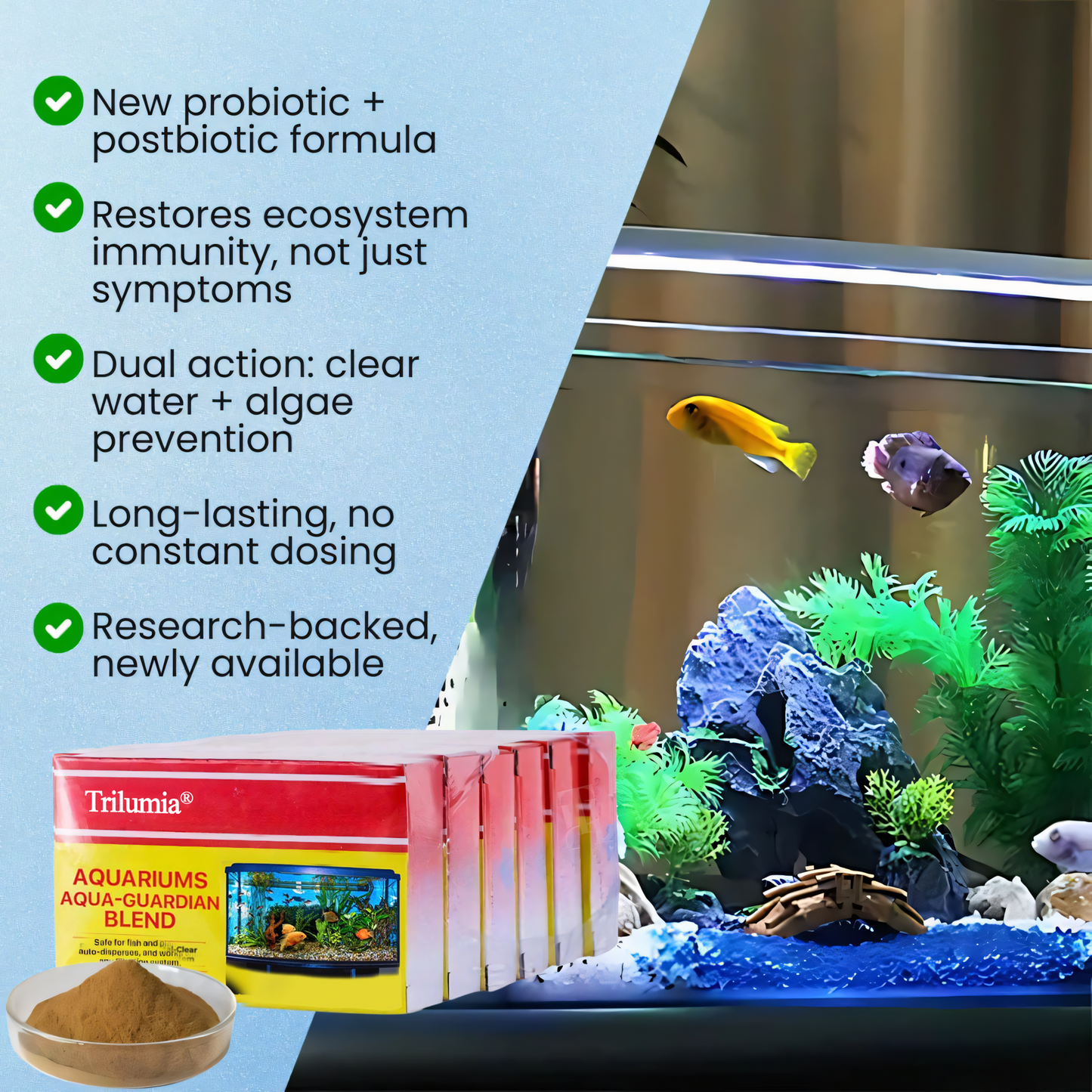 🐟 Trilumia® Aquariums Aqua-Guardian Blend 🐠 LIMITED OFFER UP TO 60% OFF 🔥
