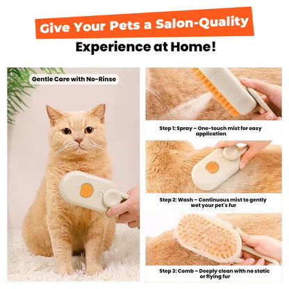 🐾TLOPA® Pet Spray Grooming Brush 😺 🐶