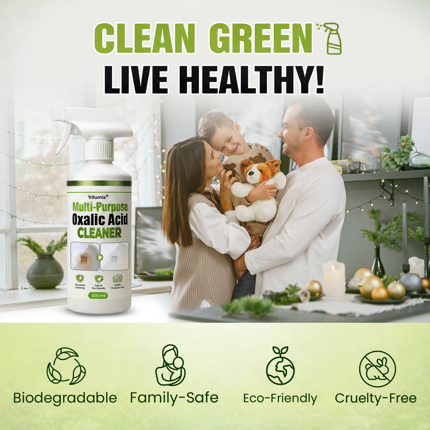 Trilumia® Multi-Purpose Oxalic Acid Cleaner 💥 Flash Sale: 60% Off 💥