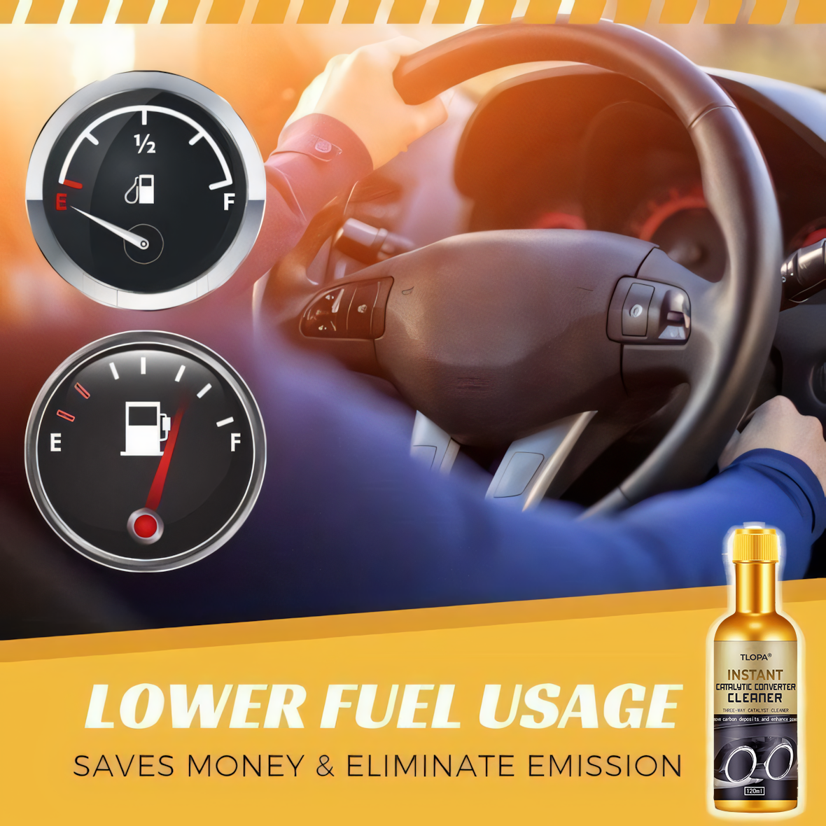 🔥EXLUSIVE OFFER: 60% OFF This Week Only! 🚗 TLOPA® Instant Catalytic Converter Cleaner