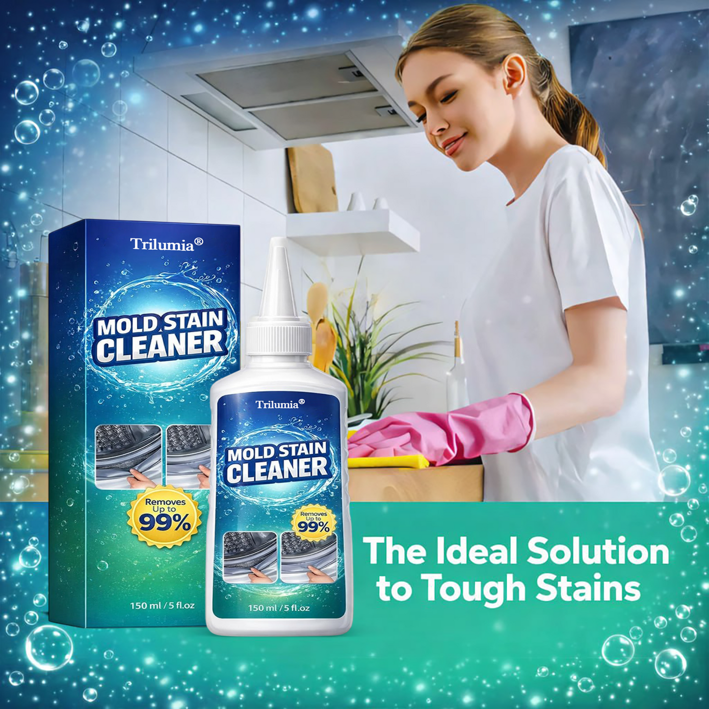 Trilumia Powerful Multifunctional Mold Stain Cleaner 🎇 New-Year Sale: 60% Off 🔥