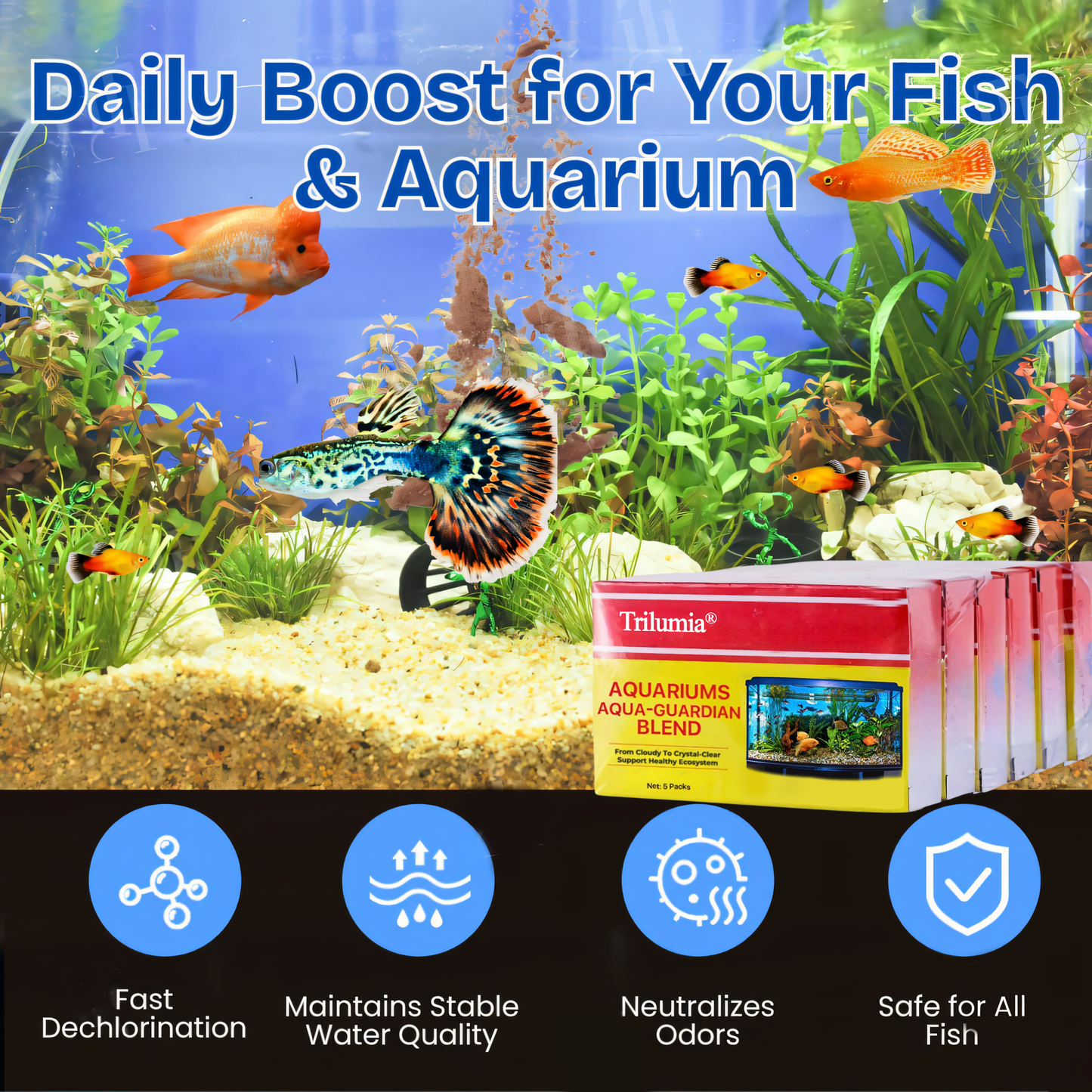 🐟 Trilumia® Aquariums Aqua-Guardian Blend 🐠 LIMITED OFFER UP TO 60% OFF 🔥