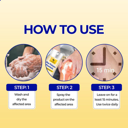 ⭐ CVREOZ® Bee Poison Psoriasis Treatment Spray 🐝 LIMITED OFFER 60% OFF 💛