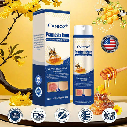 Cvreoz® Psoriasis Cure Bee Venom Treatment Spray 🔥NEWEST VERSION: SALE 60% OFF🐝