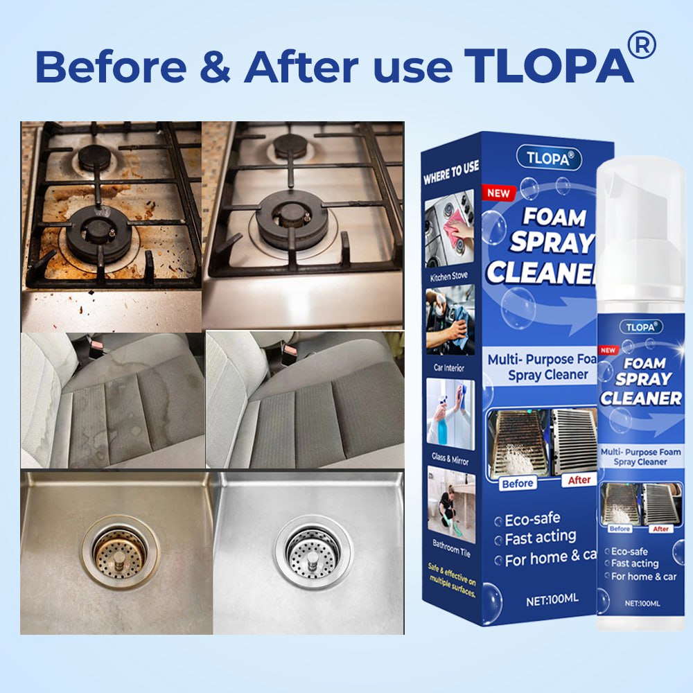LIMITED TIME SALE OFF 60% 🔥 Tlopa® Multi-Purpose Foam Spray Cleaner