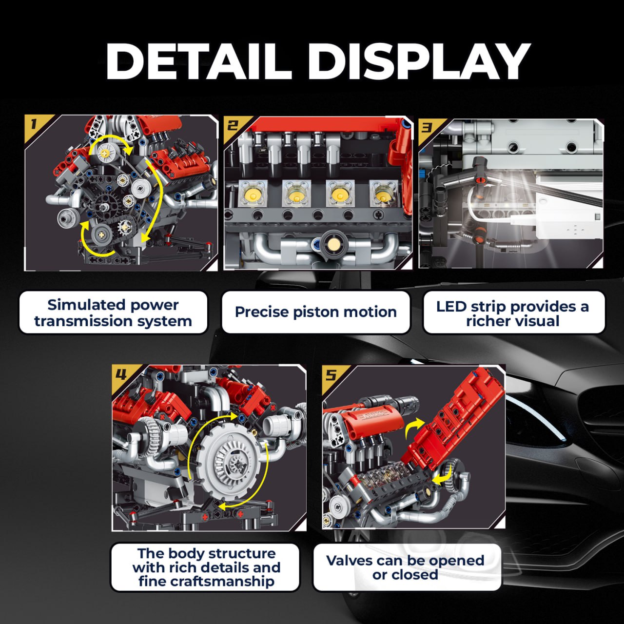 🎉LIMITED DEAL 60% OFF - 🔥TLOPA® Electric Model Kit RED V8