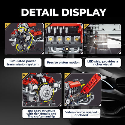 🎉LIMITED DEAL 60% OFF - 🔥TLOPA® Electric Model Kit RED V8