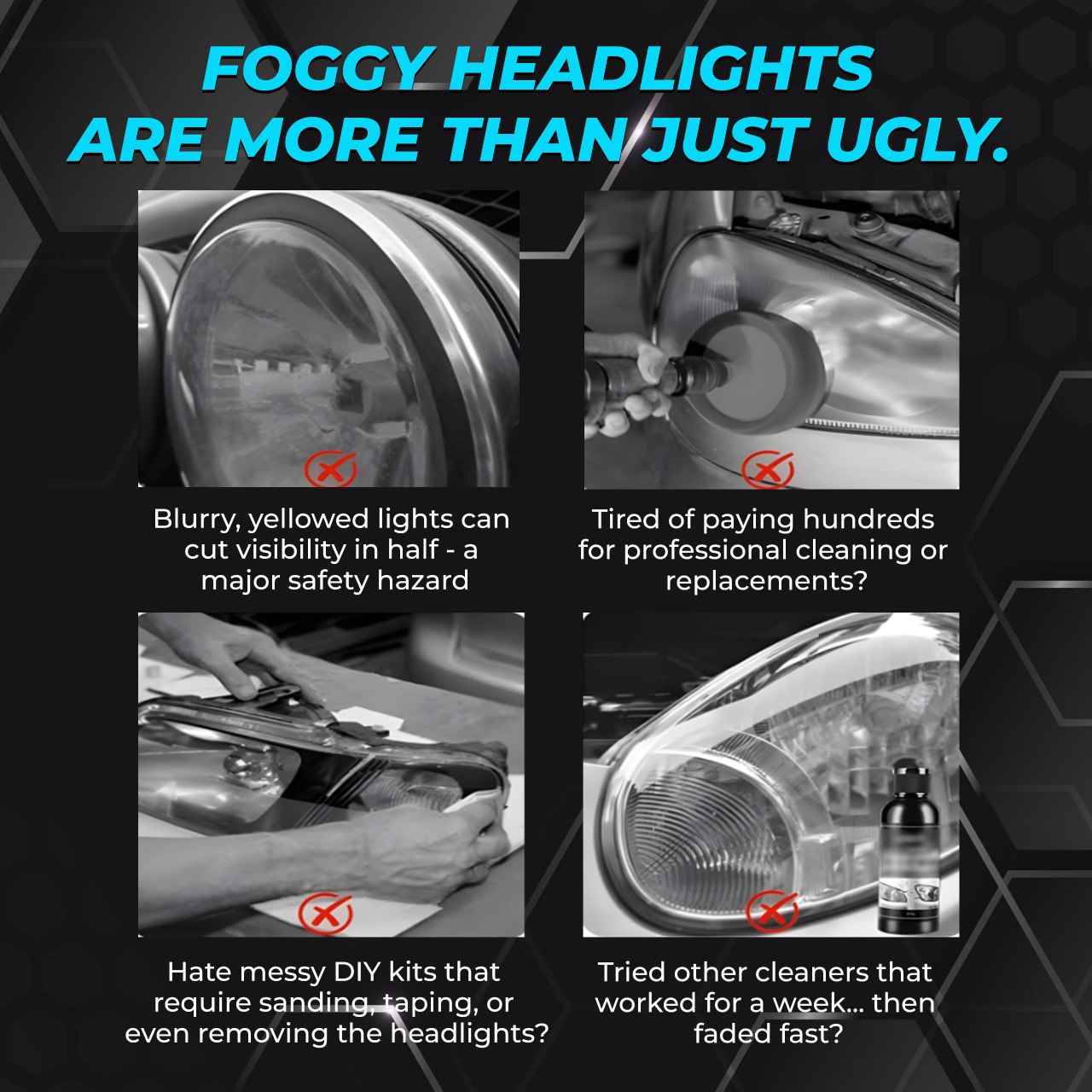 🔥NEWEST VERSION : 60% SALE OFF🔥TLOPA® Automotive Headlamp Refurbishment Kit