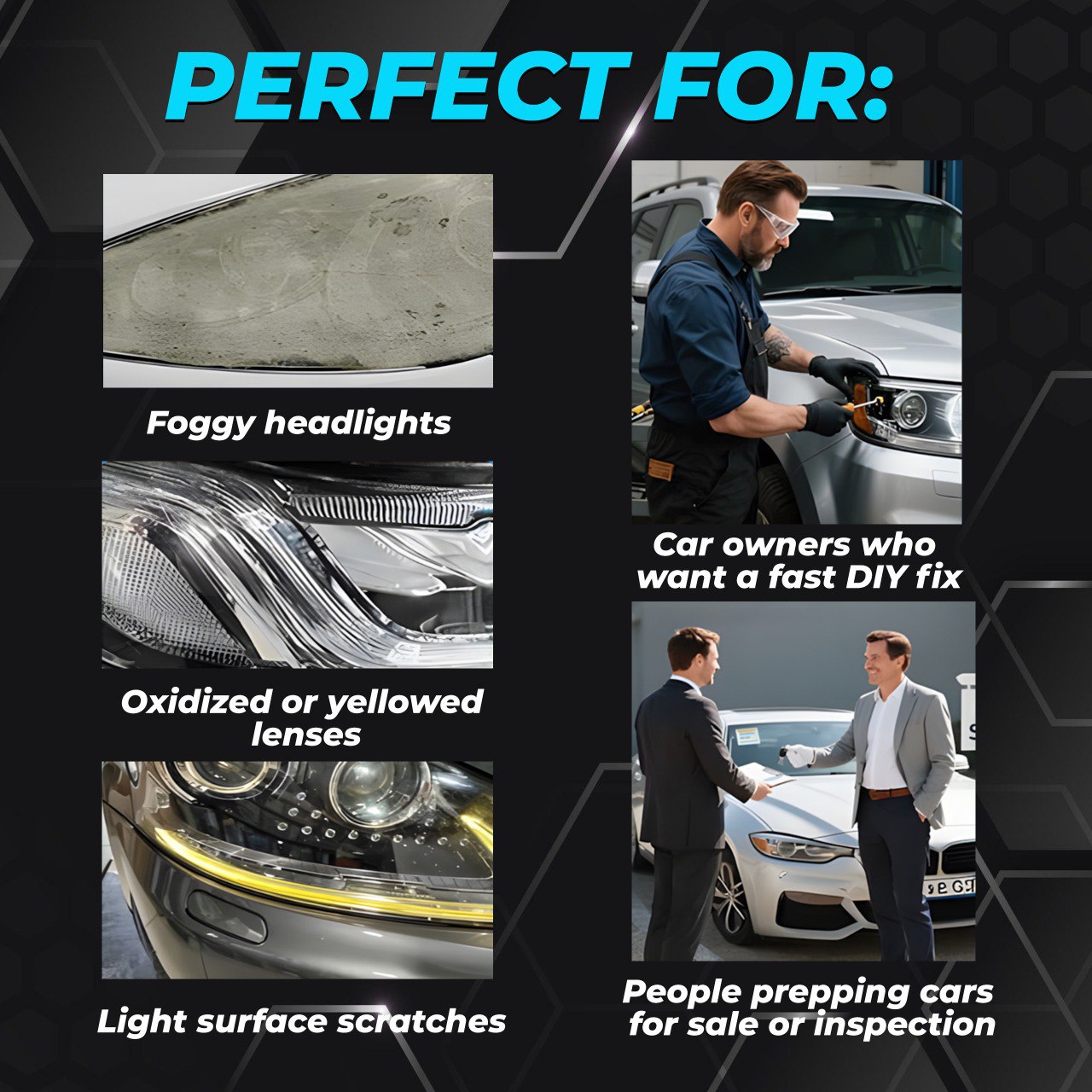 🔥NEWEST VERSION : 60% SALE OFF🔥TLOPA® Automotive Headlamp Refurbishment Kit