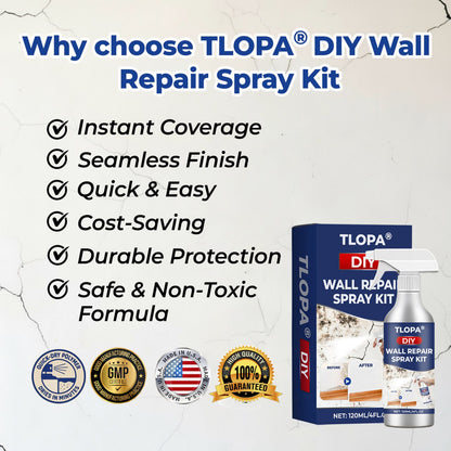 🔥LIMITED SALE 60%OFF🔥 TLOPA® DIY Wall Repair Spray Kit