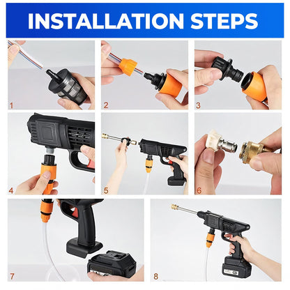 ⏰ Exclusive Deals 60% OFF 🔥 TLOPA® Cordless Portable High-Pressure Washer