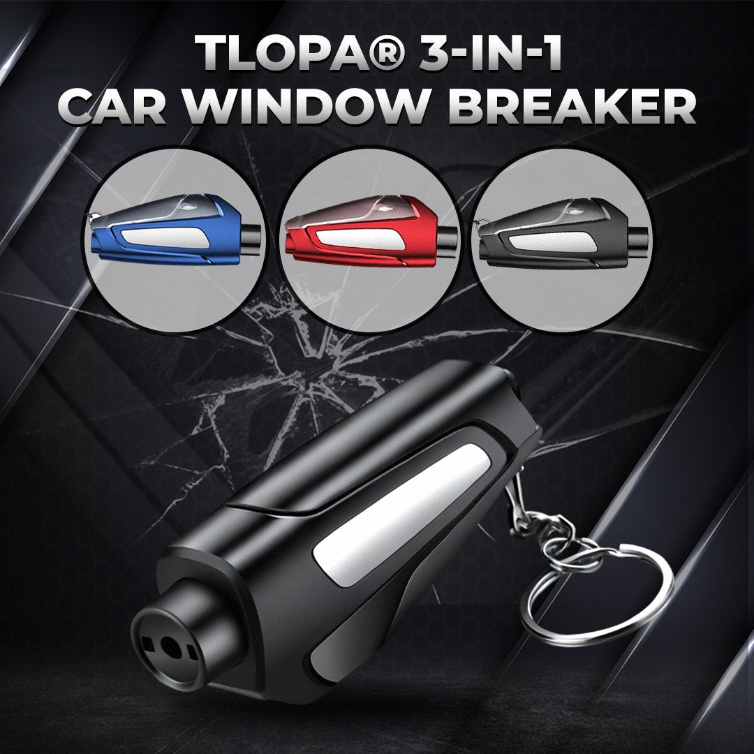 🔥LIMITED SALE 60%OFF🔥 Tlopa® 3-in-1 Car Window Breaker