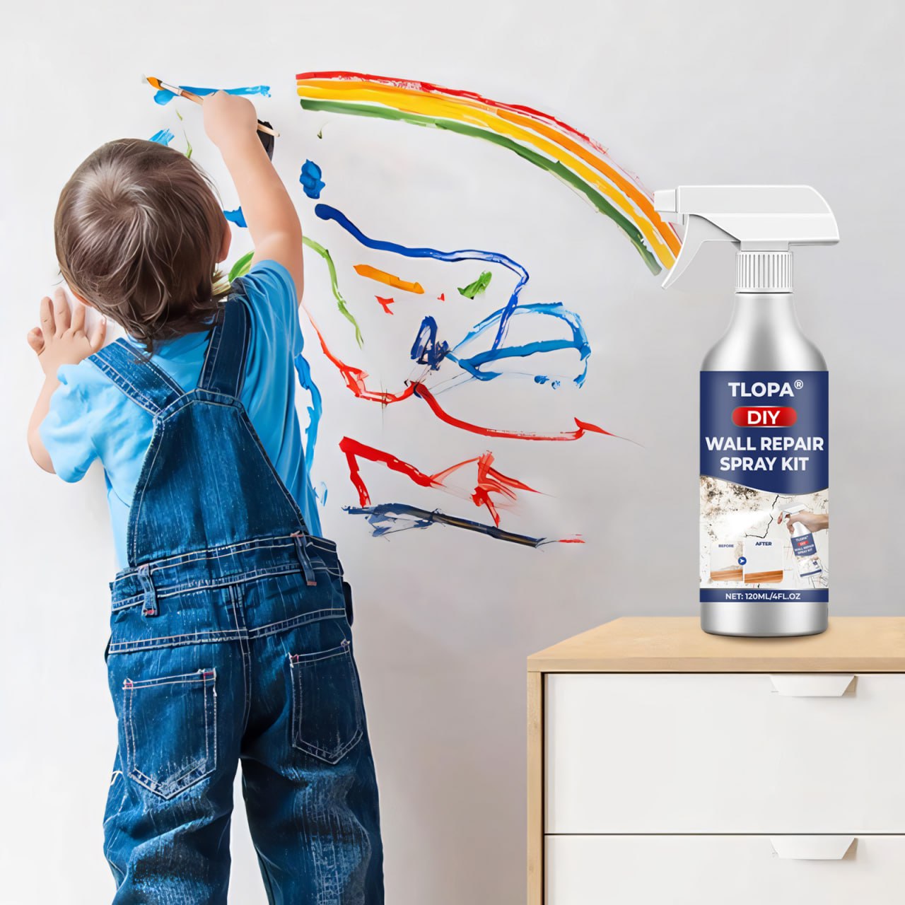 🔥LIMITED SALE 60%OFF🔥 TLOPA® DIY Wall Repair Spray Kit