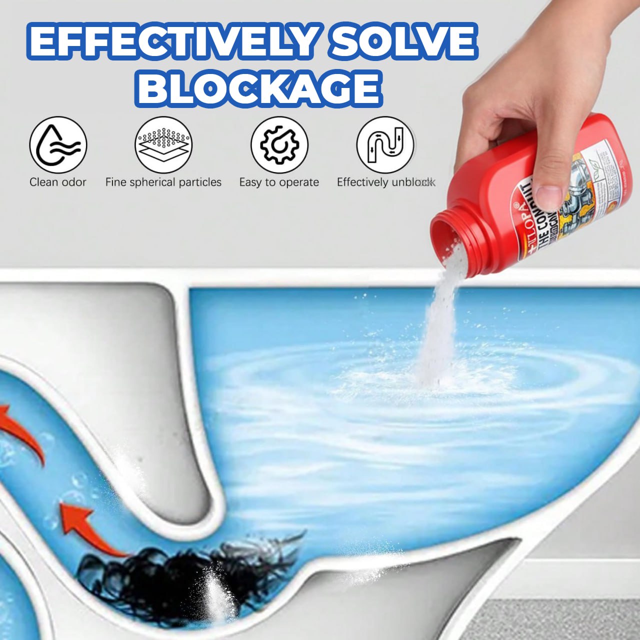 LIMITED DEAL: 60% OFF🔥TLOPA® Conduit Dredging Agent High Effective Cleaner