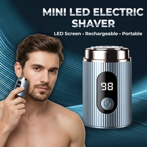 ⏰NEWEST VERSION: SALE 60% OFF🔥 TLOPA® Mini Rechargeable Beard Razor LED