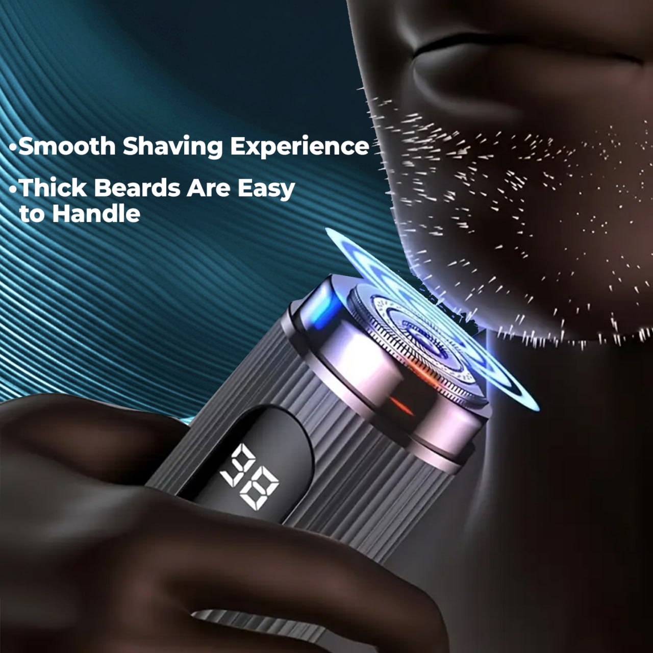 ⏰NEWEST VERSION: SALE 60% OFF🔥 TLOPA® Mini Rechargeable Beard Razor LED