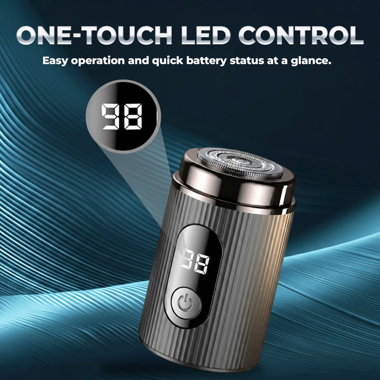 ⏰NEWEST VERSION: SALE 60% OFF🔥 TLOPA® Mini Rechargeable Beard Razor LED