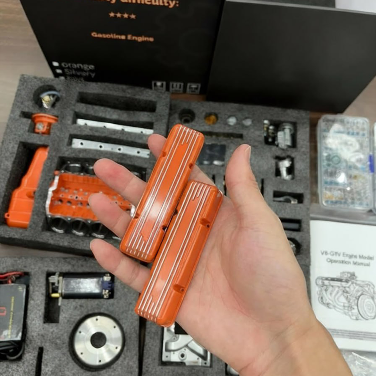 TLOPA® Gasoline V8 Mini Power Engine Kit