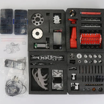Flash Deal: 60% OFF Today ONLY🔥TLOPA® Gas-powered OHV V8 Small-Block Engine Model Kit