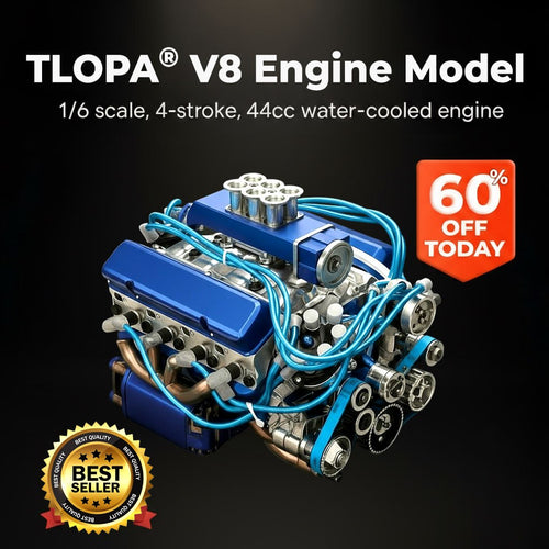 TLOPA® Gasoline V8 Mini Power Engine Kit
