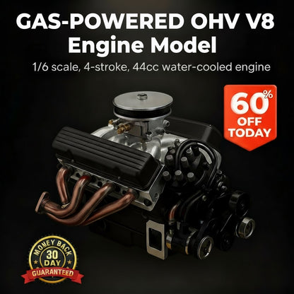 TLOPA® Gas-Powered OHV V8 Small-Block Engine Model Kits