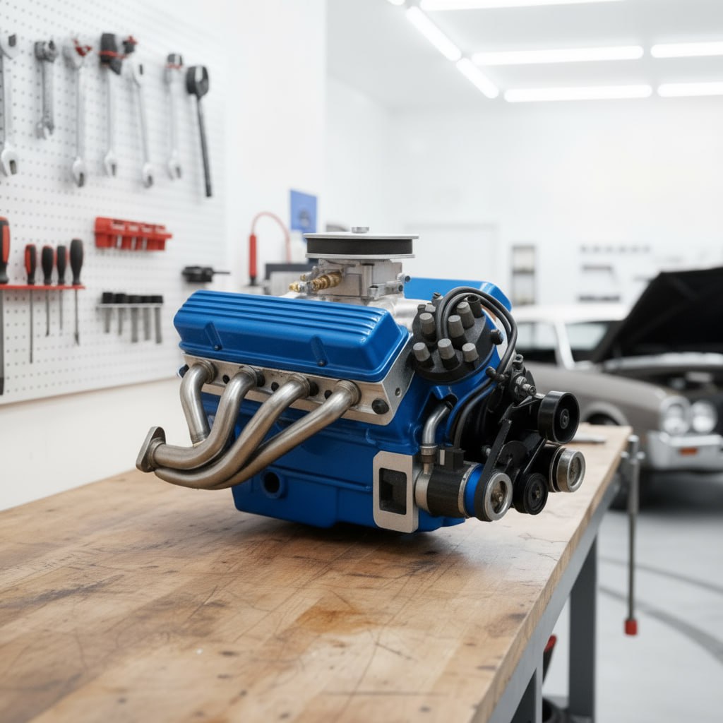 TLOPA® Gas-Powered OHV V8 Small-Block Engine Model Kits