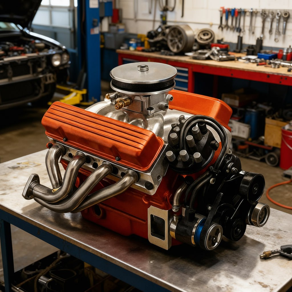 TLOPA® Gas-Powered OHV V8 Small-Block Engine Model Kits