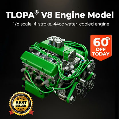 TLOPA® Gasoline V8 Mini Power Engine Kit