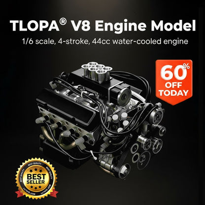 TLOPA® Gasoline V8 Mini Power Engine Kit