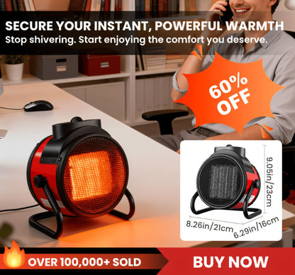 ⏰ EXCLUSIVE DEAL 60% OFF + FREE SHIPPING🔥 TLOPA® Powerful Portable Heating Cannon