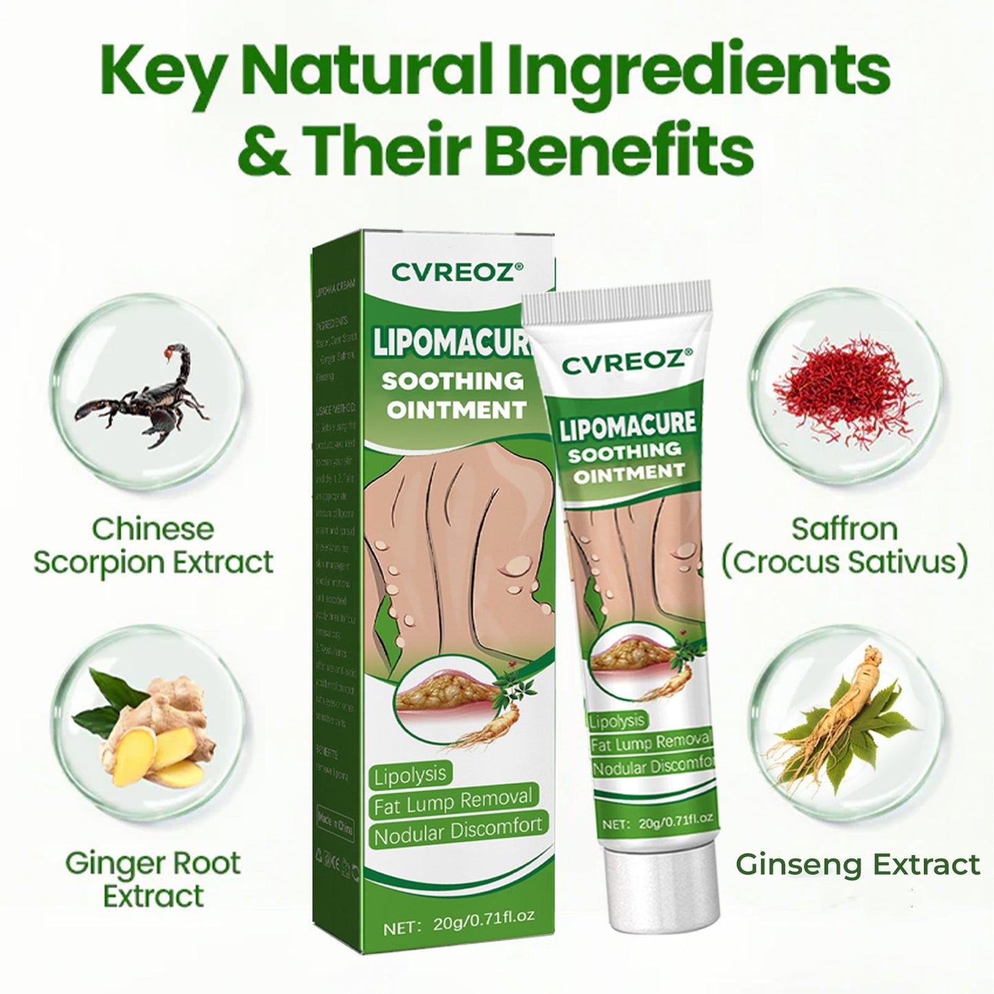 ⏰Last Day Promotion: 60% OFF🔥 Cvreoz® LipomaCure Soothing Ointment