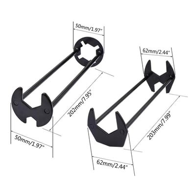 🔥FLASH SALE: 60% OFF + FREESHIPPING🔥TLOPA® Four-Jaw Hex Wrench (2PCS Set) 🌟 Universal Sink & Faucet Installer