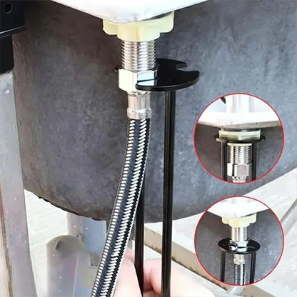 🔥FLASH SALE: 60% OFF + FREESHIPPING🔥TLOPA® Four-Jaw Hex Wrench (2PCS Set) 🌟 Universal Sink & Faucet Installer